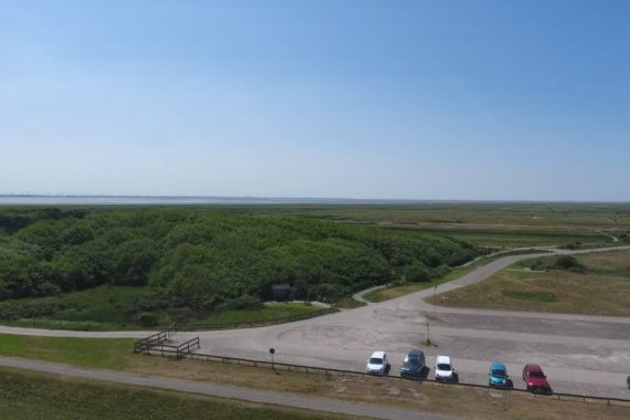 Norderney von oben im Mai 2017